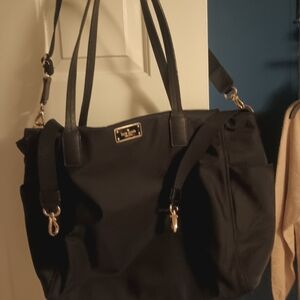 Kate Spade Elegant Diaper Bag with Gold Accents